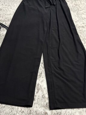Wide Leg Black Palazzo Pants